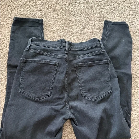 Agolde Riley Black High-Rise Skinny Jeans - Picture 4 of 6